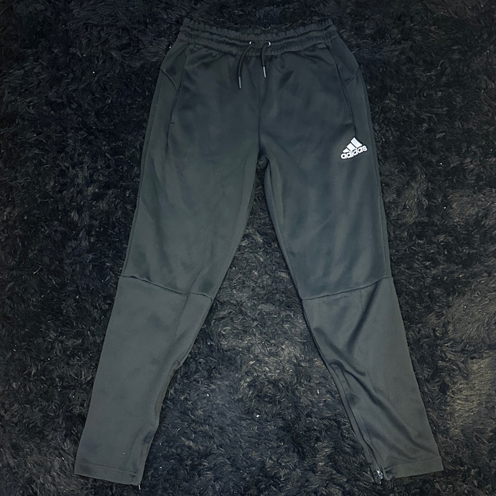 Adidas Men's Black Joggers with Logo